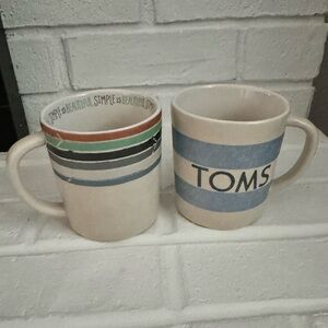 TOMS Coffee Mugs set of 2